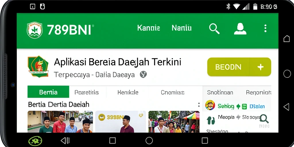 Tampilan antarmuka utama 789BNI yang informatif dan menarik.