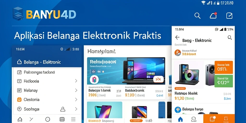 Tampilan antarmuka BANYU4D yang ramah pengguna untuk berbelanja elektronik.
