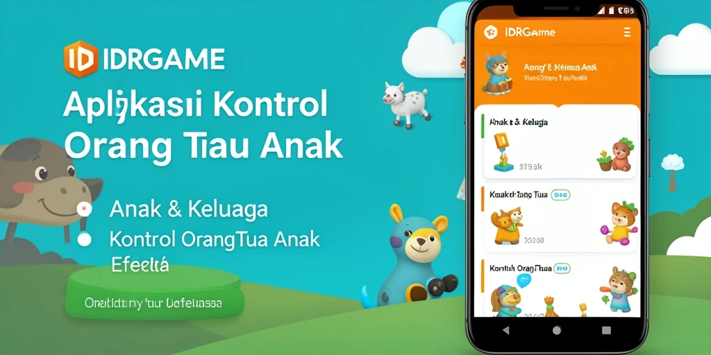 Tampilan antarmuka pengguna aplikasi IDRGAME yang ramah dan menarik.