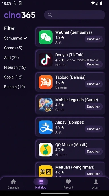 Katalog Aplikasi Populer di cina365 — Akses Mudah dan Cepat